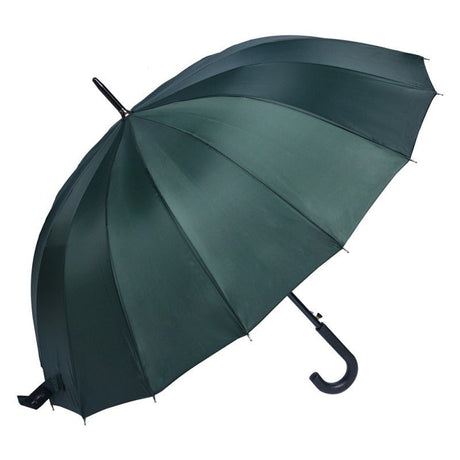 Adult Luxury Umbrella 60cm Green Round - H/H - CLOTHES PEG/COAT HANGER/WALKING STICK..ETC - Beattys of Loughrea