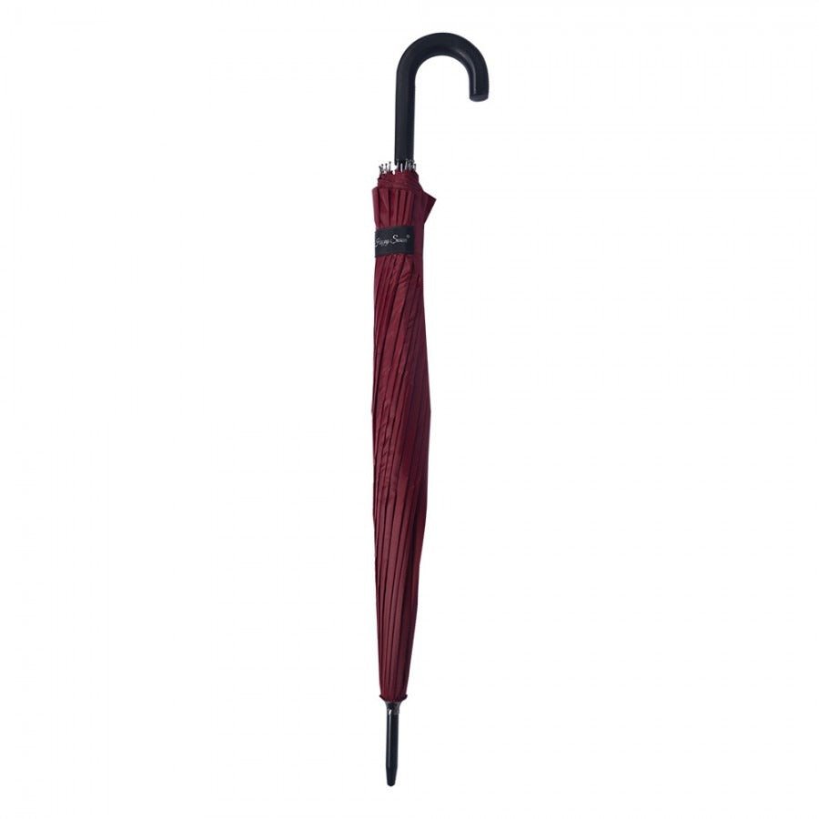 Adult Luxury Umbrella 60cm Red Round - H/H - CLOTHES PEG/COAT HANGER/WALKING STICK..ETC - Beattys of Loughrea