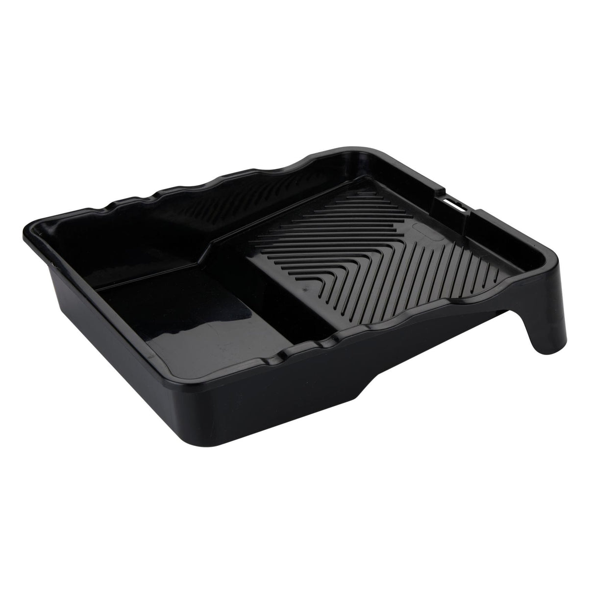 BLACK+DECKER Paint Tray Black 360 x 315 x 75 mm - ROLLERS/SLEEVES - Beattys of Loughrea