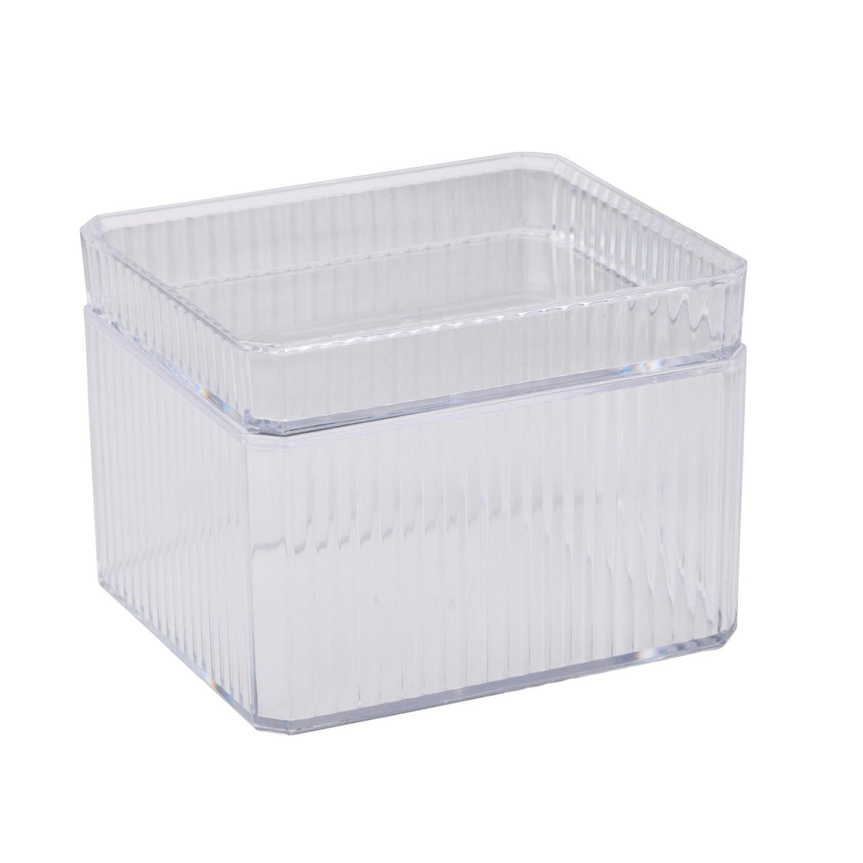 TOUCH OF BEAUTY Transparent Storage Box - BATH - CERAMIC ACC & JEWELLERY BOX - Beattys of Loughrea