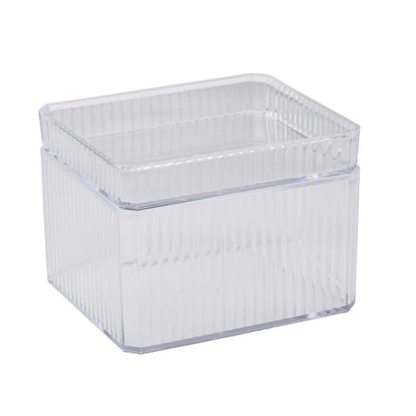 TOUCH OF BEAUTY Transparent Storage Box - BATH - CERAMIC ACC & JEWELLERY BOX - Beattys of Loughrea