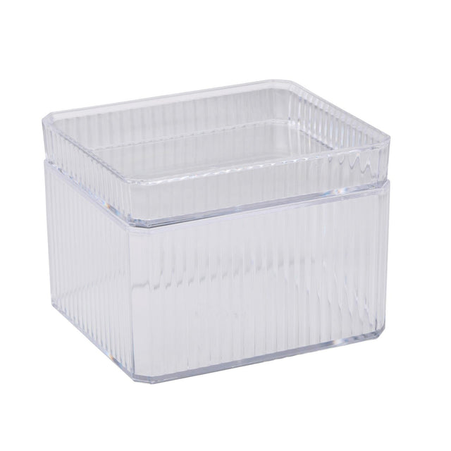 TOUCH OF BEAUTY Transparent Storage Box - BATH - CERAMIC ACC & JEWELLERY BOX - Beattys of Loughrea