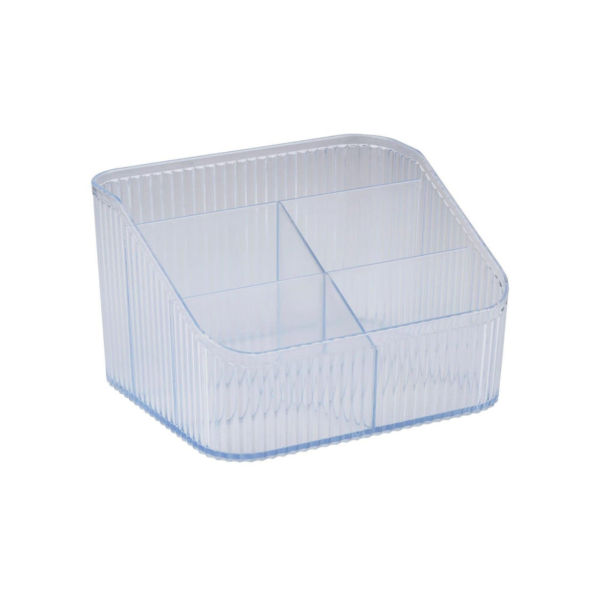TOUCH OF BEAUTY Clear Organizer 4 Compartments - BATH - CERAMIC ACC & JEWELLERY BOX - Beattys of Loughrea