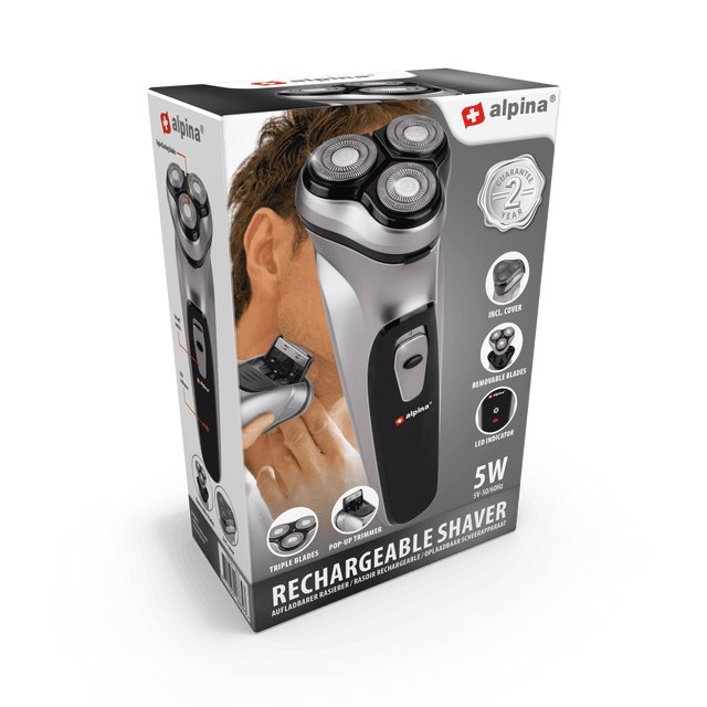 ALPINA 3 - Head Rechargeable Shaver - RAZORS & NOSE TRIMMERS - Beattys of Loughrea