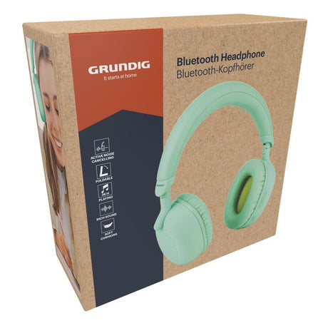 GRUNDIG Wireless Headphones Green 33188 - HEADPHONES / EARPHONES/ MICROPHONE - Beattys of Loughrea