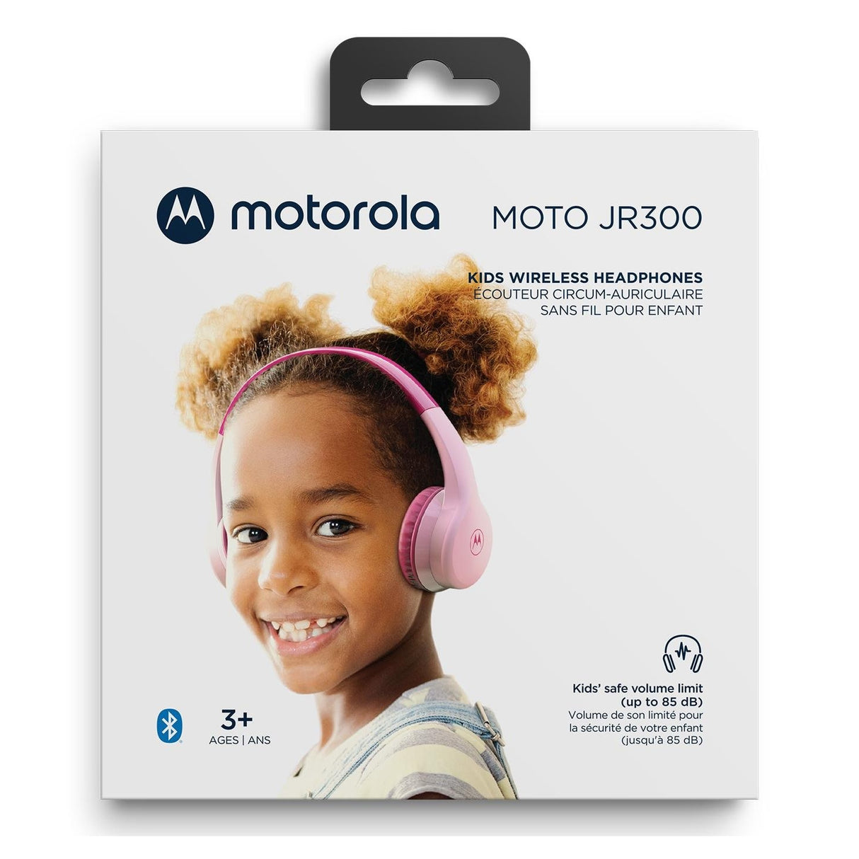 MOTOROLA Moto JR300 Kids Wireless Headphones Pink - HEADPHONES / EARPHONES/ MICROPHONE - Beattys of Loughrea