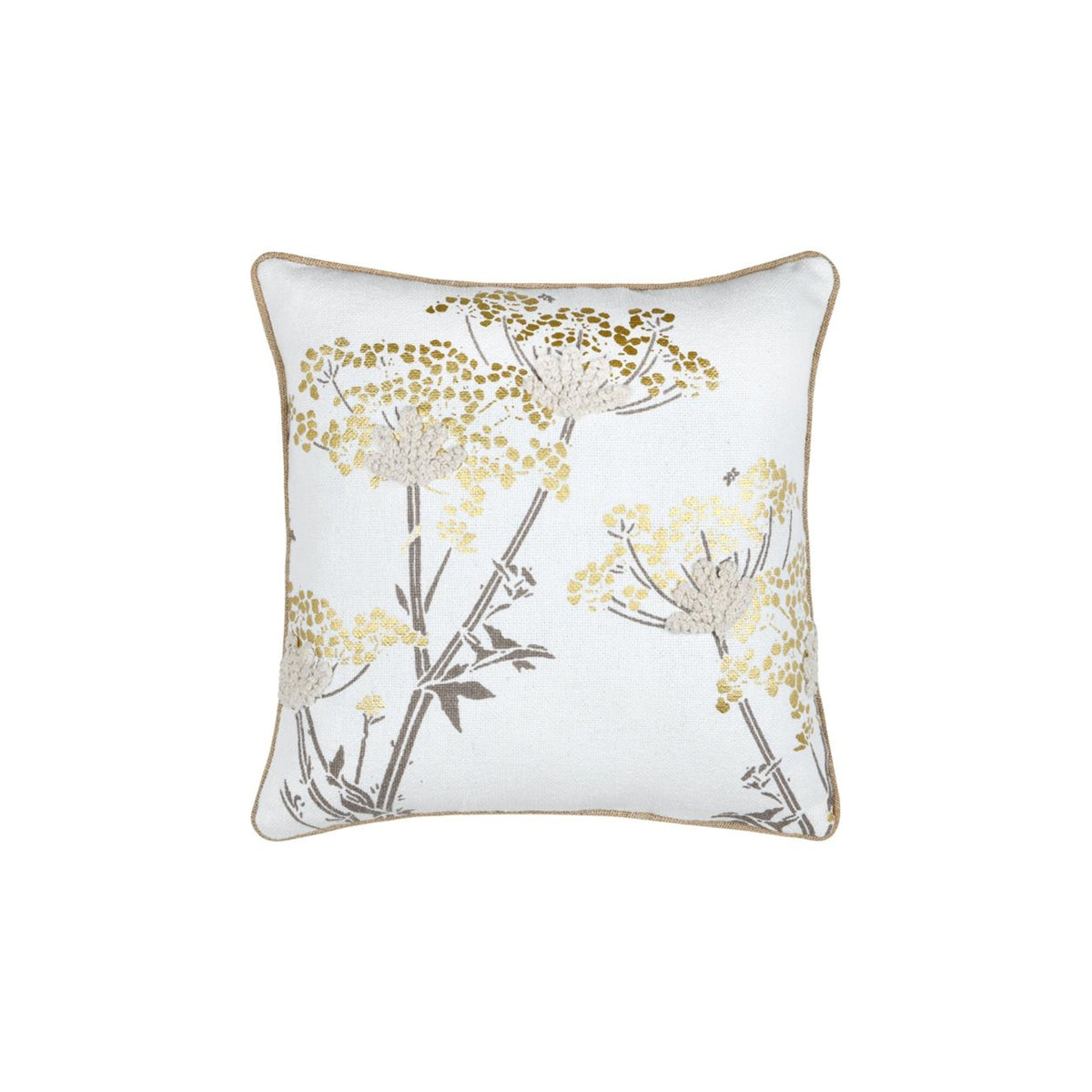 STOF Oriana Cushion, Gold, 40x40cm