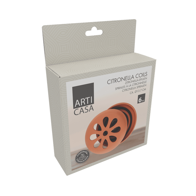 ARTICASA Citronella Coil Set 6 Pieces - VERMIN BAIT/TRAP/FLY SPRAY - Beattys of Loughrea