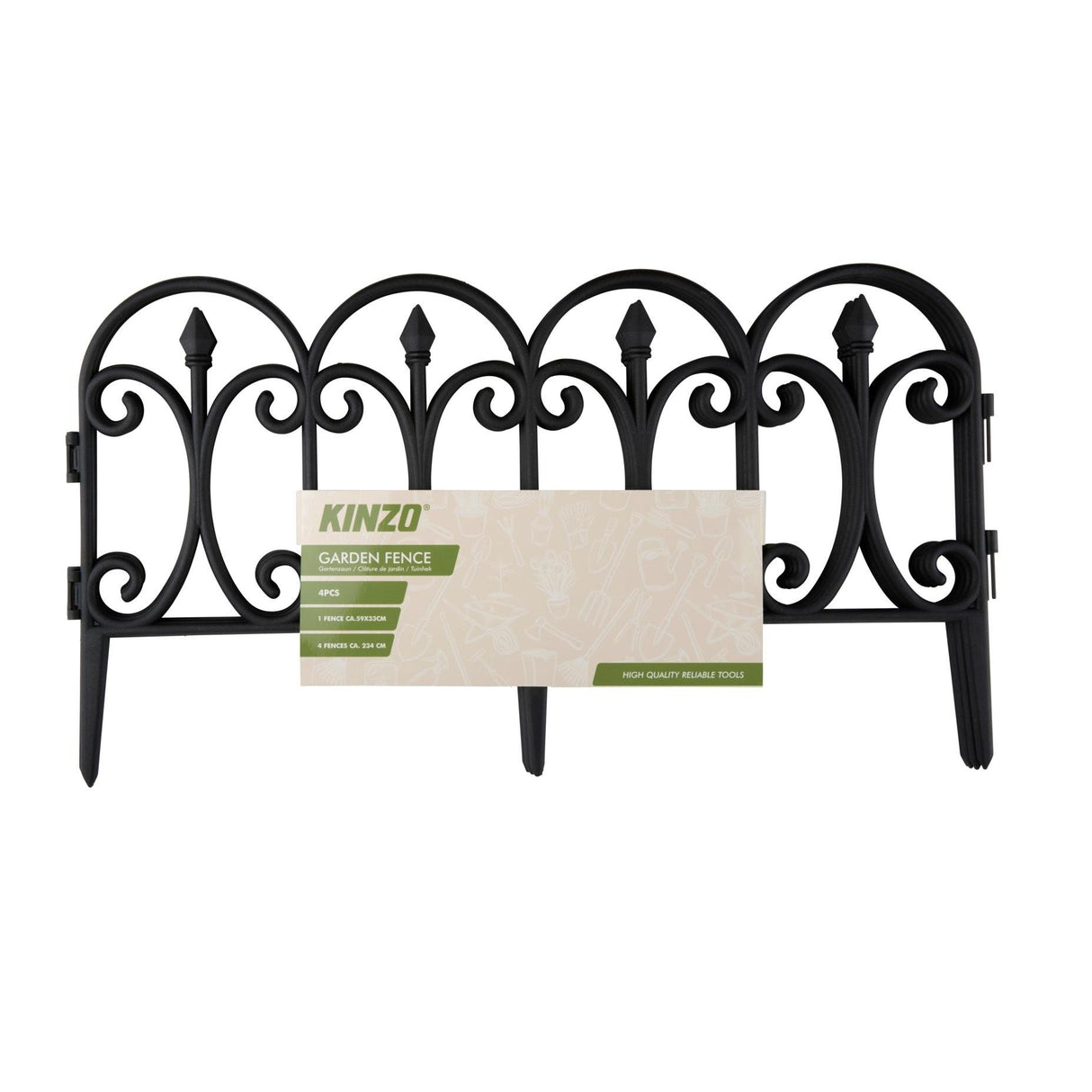 KINZO Garden Fence 4pcs - NETTING, MESH, WEED BLOCK - Beattys of Loughrea