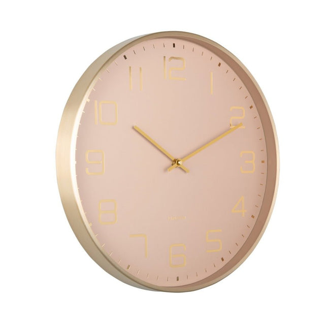 Wall Clock Elegance Glow Soft Brown - CLOCKS - Beattys of Loughrea