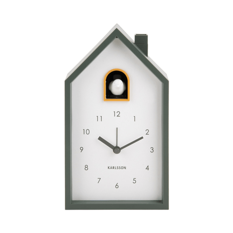 Alarm Clock Modern Cuckoo Jungle Green - CLOCKS - Beattys of Loughrea