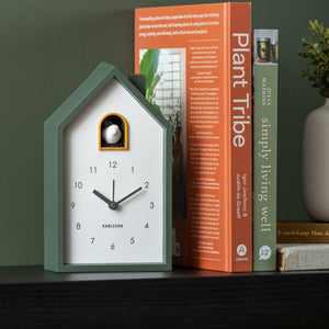 Alarm Clock Modern Cuckoo Jungle Green - CLOCKS - Beattys of Loughrea