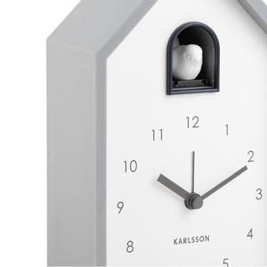 Alarm Clock Modern Cuckoo Mouse Grey - CLOCKS - Beattys of Loughrea