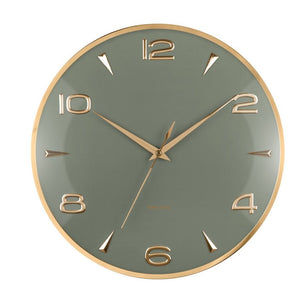 Wall Clock Sienna Glow Jungle Green - CLOCKS - Beattys of Loughrea