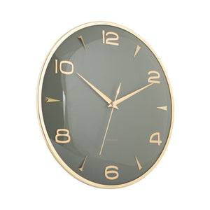 Wall Clock Sienna Glow Jungle Green - CLOCKS - Beattys of Loughrea