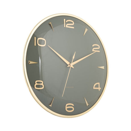 Wall Clock Sienna Glow Jungle Green - CLOCKS - Beattys of Loughrea