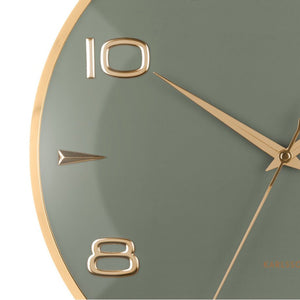 Wall Clock Sienna Glow Jungle Green - CLOCKS - Beattys of Loughrea