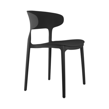Dining Chair Fain - Indoor or Outdoor - Black - LGE WOODEN FURNITURE - Beattys of Loughrea