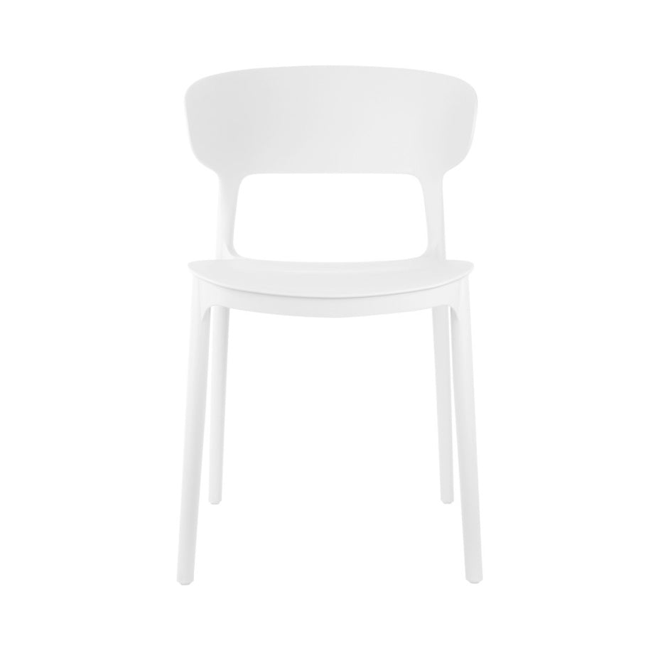 Dining Chair Fain - Indoor or Outdoor - White - LGE WOODEN FURNITURE - Beattys of Loughrea