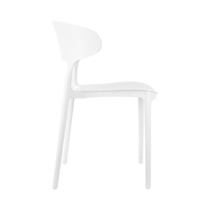 Dining Chair Fain - Indoor or Outdoor - White - LGE WOODEN FURNITURE - Beattys of Loughrea
