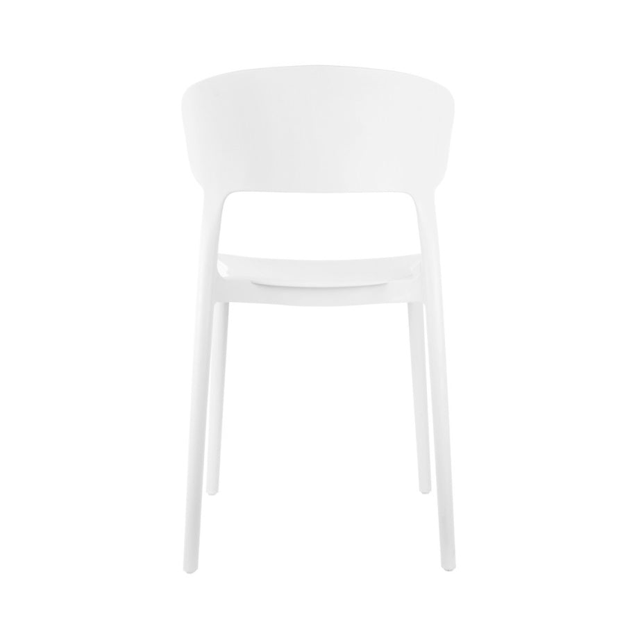 Dining Chair Fain - Indoor or Outdoor - White - LGE WOODEN FURNITURE - Beattys of Loughrea