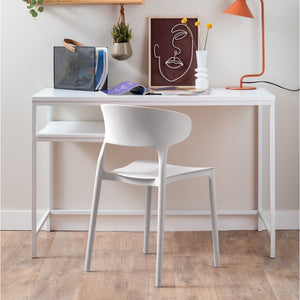 Dining Chair Fain - Indoor or Outdoor - White - LGE WOODEN FURNITURE - Beattys of Loughrea