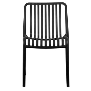 Outdoor Stackable Dining Chair Glee Black - LGE WOODEN FURNITURE - Beattys of Loughrea
