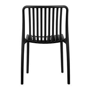 Outdoor Stackable Dining Chair Glee Black - LGE WOODEN FURNITURE - Beattys of Loughrea