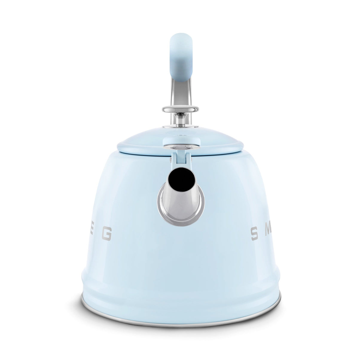 Smeg 50's Style Stove Top Kettle 2.3L Blue WKF01PBUK - S/S STOVE TOP KETTLES - Beattys of Loughrea