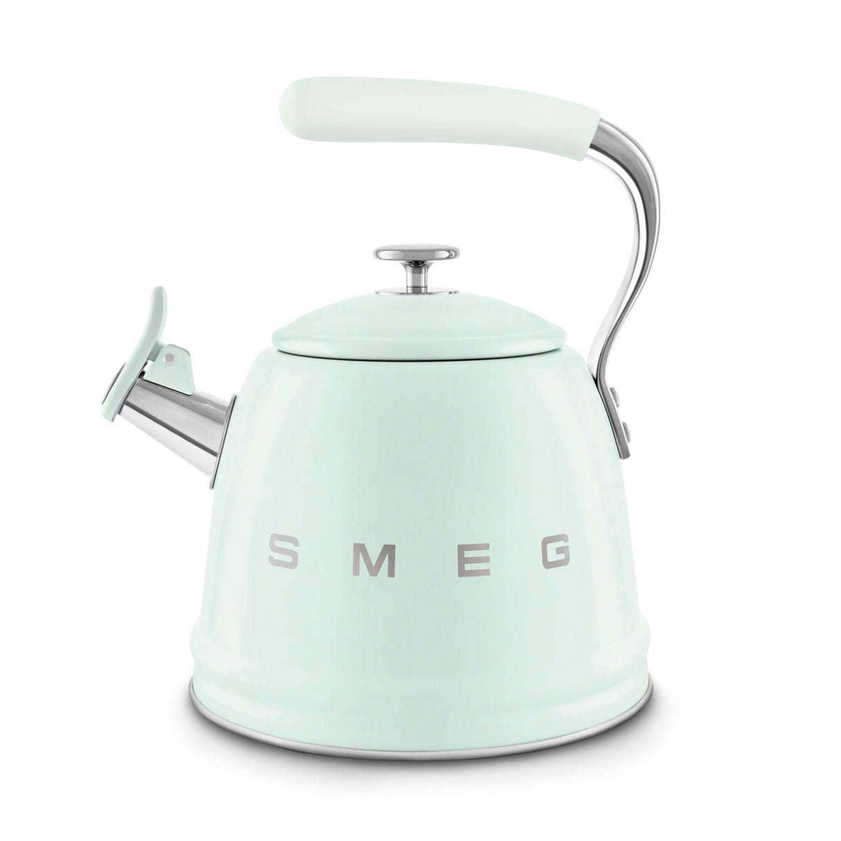 Smeg 50's Style Stove Top Kettle 2.3L Green WKF01PGUK - S/S STOVE TOP KETTLES - Beattys of Loughrea