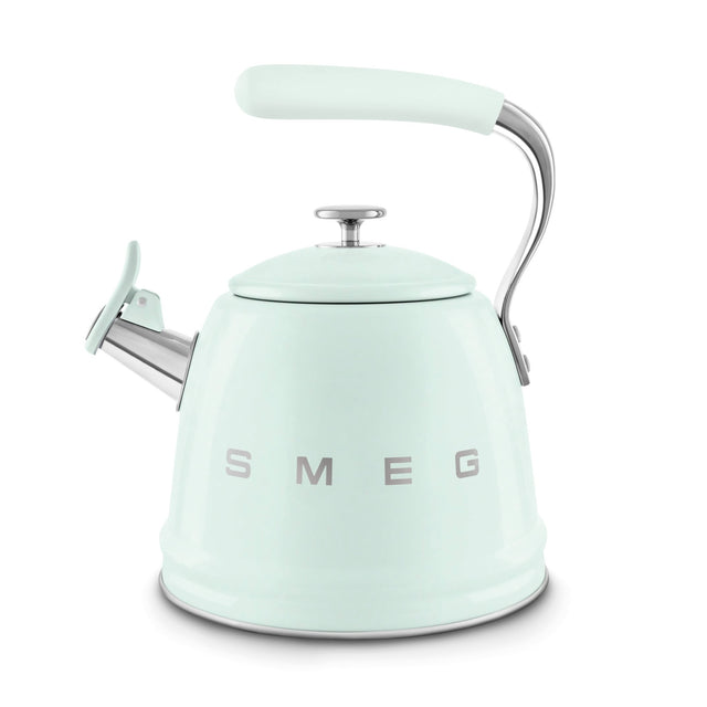 Smeg 50's Style Stove Top Kettle 2.3L Green WKF01PGUK - S/S STOVE TOP KETTLES - Beattys of Loughrea