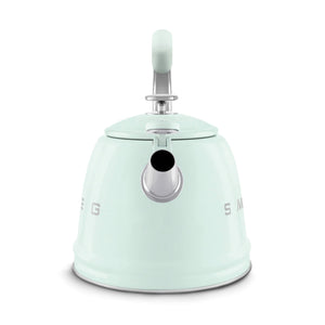 Smeg 50's Style Stove Top Kettle 2.3L Green WKF01PGUK - S/S STOVE TOP KETTLES - Beattys of Loughrea