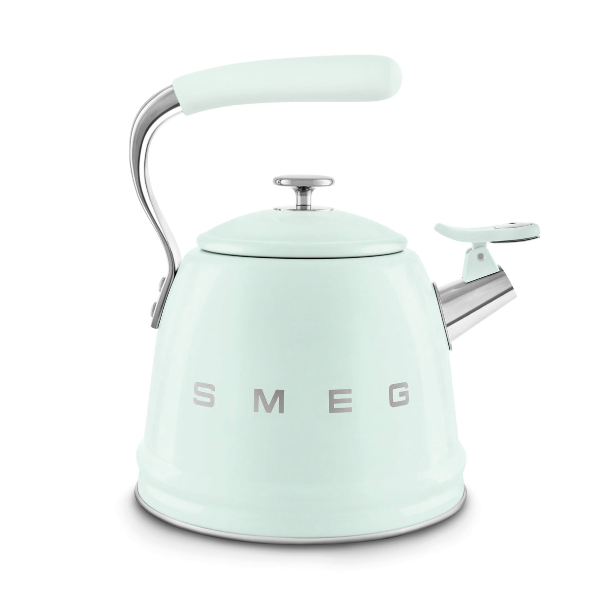 Smeg 50's Style Stove Top Kettle 2.3L Green WKF01PGUK - S/S STOVE TOP KETTLES - Beattys of Loughrea