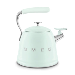 Smeg 50's Style Stove Top Kettle 2.3L Green WKF01PGUK - S/S STOVE TOP KETTLES - Beattys of Loughrea