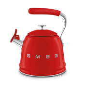 Smeg 50's Style Stove Top Kettle 2.3L Red WKF01RDUK - S/S STOVE TOP KETTLES - Beattys of Loughrea