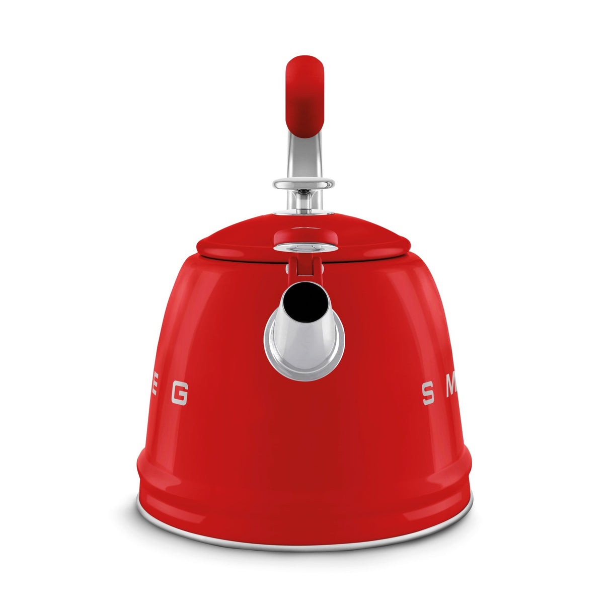 Smeg 50's Style Stove Top Kettle 2.3L Red WKF01RDUK - S/S STOVE TOP KETTLES - Beattys of Loughrea
