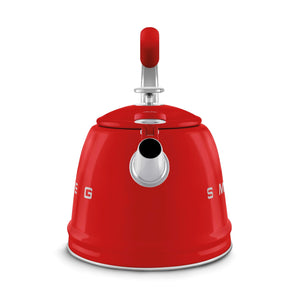 Smeg 50's Style Stove Top Kettle 2.3L Red WKF01RDUK - S/S STOVE TOP KETTLES - Beattys of Loughrea