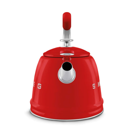 Smeg 50's Style Stove Top Kettle 2.3L Red WKF01RDUK - S/S STOVE TOP KETTLES - Beattys of Loughrea