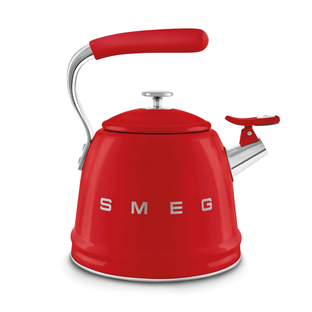 Smeg 50's Style Stove Top Kettle 2.3L Red WKF01RDUK - S/S STOVE TOP KETTLES - Beattys of Loughrea