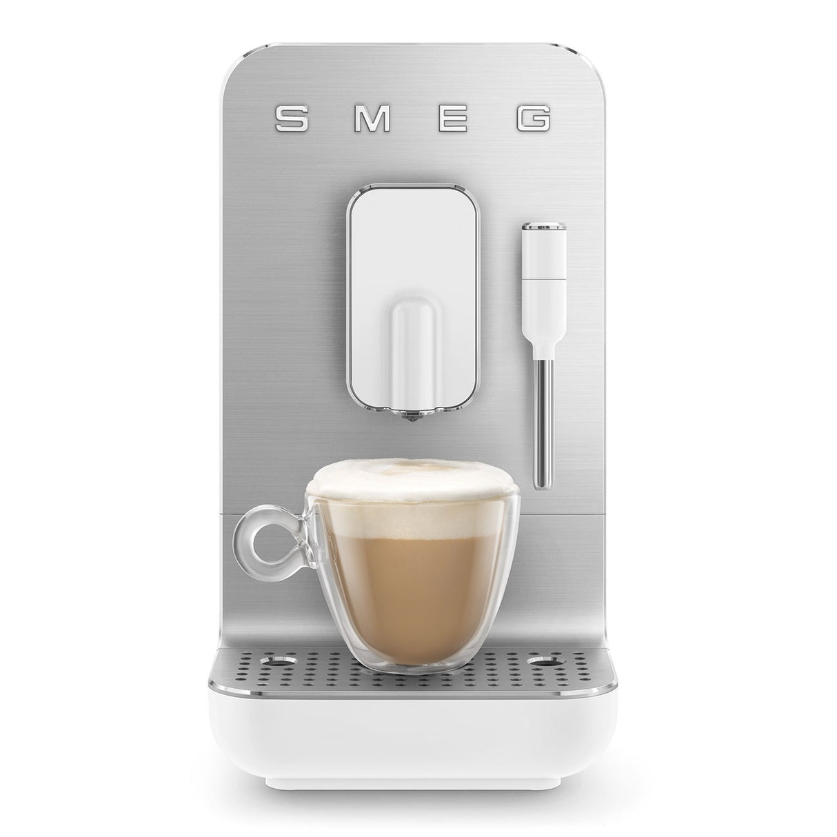 Smeg Collezione Automatic Coffee Machine White BCC12WHMUK - COFFEE MAKERS / ACCESSORIES - Beattys of Loughrea