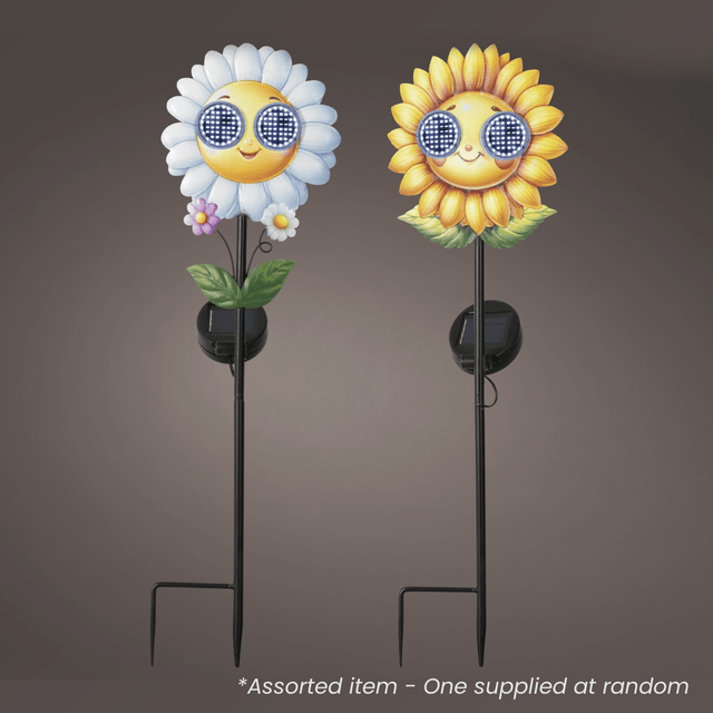 Flower Solar Stake Light Assorted - One Supplied* - GARDEN ORNAMENTS INCL SOLAR - Beattys of Loughrea