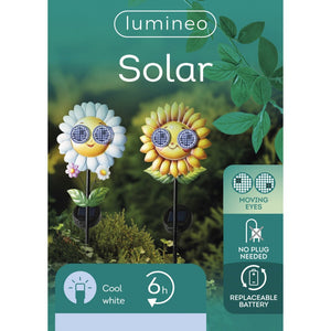 Flower Solar Stake Light Assorted - One Supplied* - GARDEN ORNAMENTS INCL SOLAR - Beattys of Loughrea