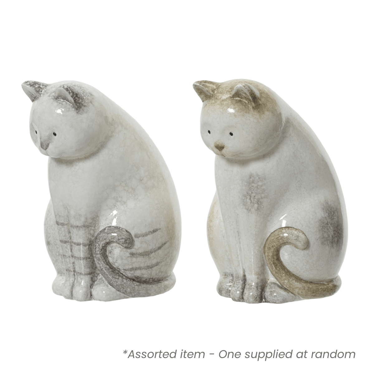 Ceramic Cat Ornament 23cm Assorted - One Supplied* - ORNAMENTS - Beattys of Loughrea