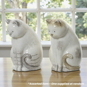 Ceramic Cat Ornament 23cm Assorted - One Supplied* - ORNAMENTS - Beattys of Loughrea
