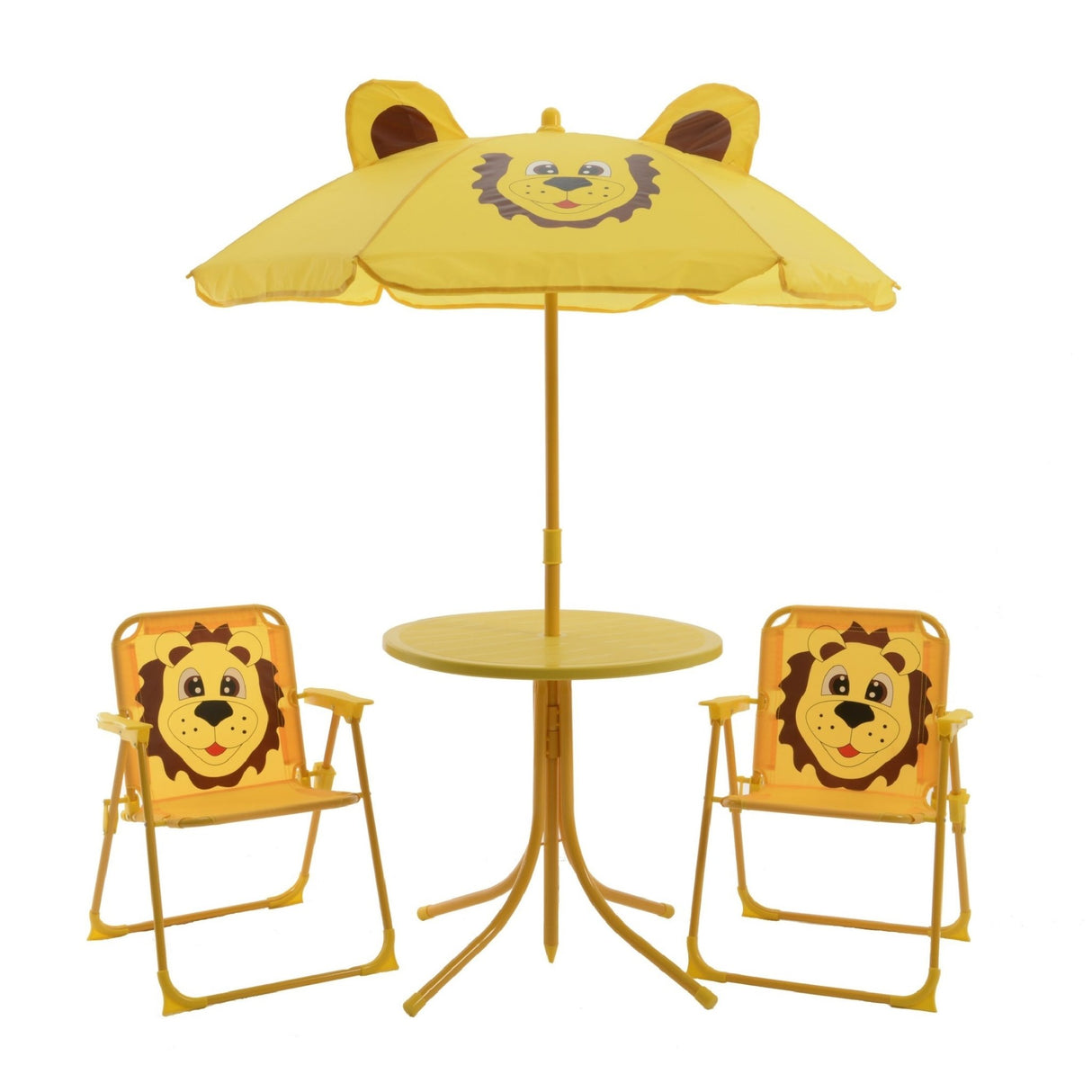 Outdoor Living Foldable Kids Garden Set – Yellow Lion - SINGLE GARDEN TABLE - Beattys of Loughrea