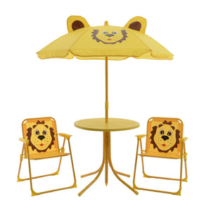 Outdoor Living Foldable Kids Garden Set – Yellow Lion - SINGLE GARDEN TABLE - Beattys of Loughrea