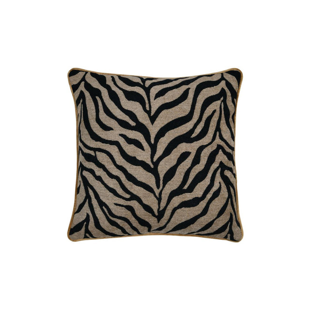 STOF Fauves Faux Fur Cushion, Black, 45x45cm - CUSHIONS/COVERS - Beattys of Loughrea