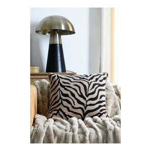 STOF Fauves Faux Fur Cushion, Black, 45x45cm - CUSHIONS/COVERS - Beattys of Loughrea