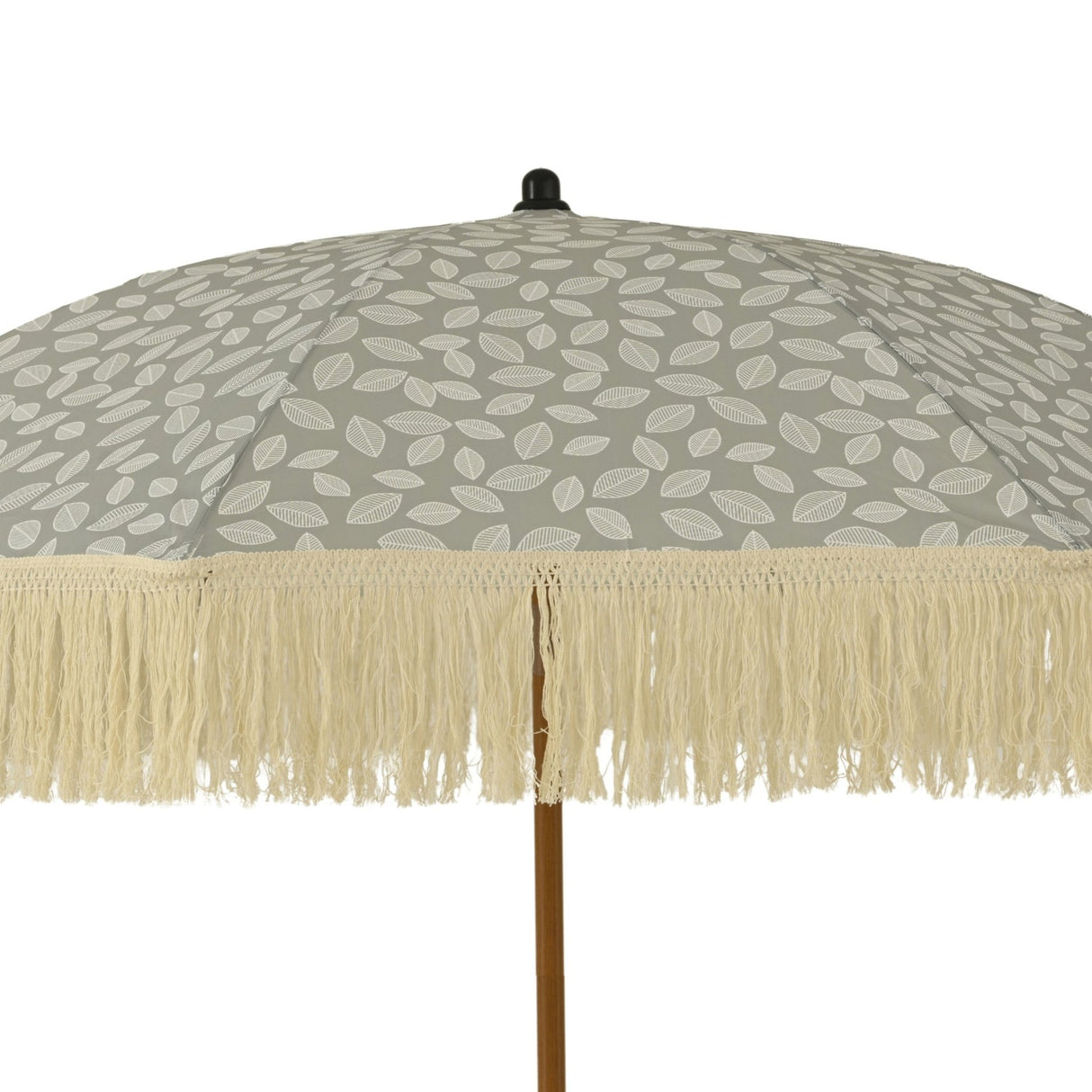 1.8m Sage Leaf Fringed Parasol - PARASOLS - Beattys of Loughrea