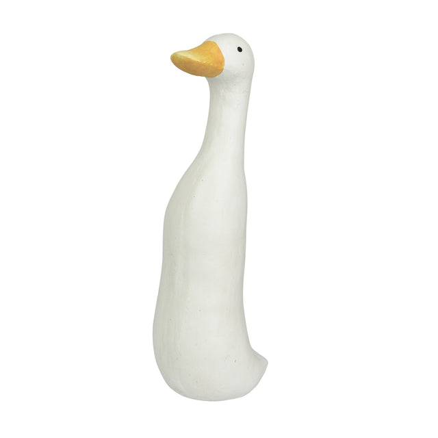 Decoris White Duck Decorative Figure 50.5cm - ORNAMENTS - Beattys of Loughrea